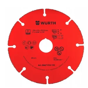 WURTH Trennscheibe mit Hartmetall 125x22,23 mm