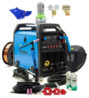 SET Sherman™ MIG/MAG 200A Inverter Schweißgerät WIG Synergie Punktschweißen 3in1 DIGIMIG 202 M-POWER