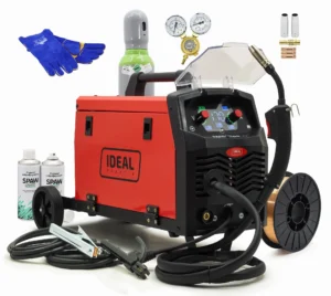 SET IDEAL PRAKTIK MIG 200 SYNERGIC LED – Schweißgerät MIG/MAG MMA FLUX TIG