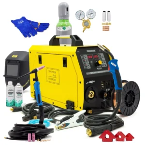 SET Magnum™ 200A 4x4 Vorschub SYNERGIE MIG/MAG WIG 3in1 Inverter Schweißgerät