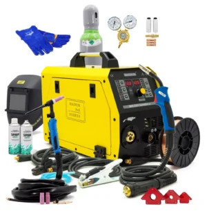 SET Magnum™ 200A 4x4 Vorschub SYNERGIE MIG/MAG WIG 3in1 Inverter Schweißgerät