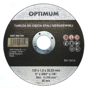 WÜRTH SCHNEIDSCHEIBE FÜR EDELSTAHL 125x1,0x22,23 mm OPTIMUM