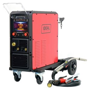 Schweißgerät IDEAL TECNO MIG 337 PULSE SYNERGIC LCD 400V 300A MAG + Wagen