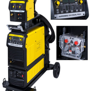 Schweißgerät MAGNUM SUPERMIG 350 DUAL PULS 400V 4x4 IGBT Kühler MIGOMAT MIG/MAG