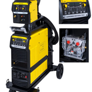 Schweißgerät MAGNUM SUPERMIG 500 DUAL PULS 400V 4x4 IGBT Kühler MIGOMAT MIG/MAG