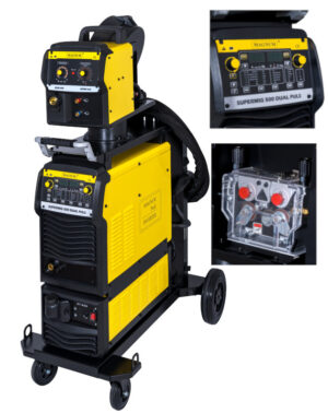 Schweißgerät MAGNUM SUPERMIG 500 DUAL PULS 400V 4x4 IGBT Kühler MIGOMAT MIG/MAG