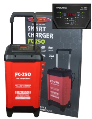 Ladegerät Fachowiec FC-250 mit Starthilfe 12V/24V 250A