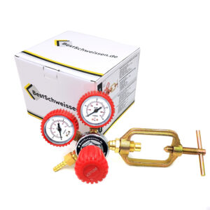 Flaschenregler MOUSE ACETYLEN mit Bügel BestSchweissen.de