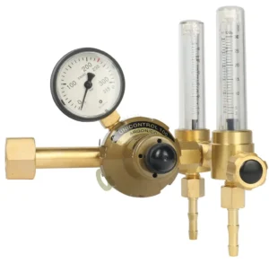 GCE UNIFLOW Ar/CO₂-MIX Druckminderer mit 2 Rotametern