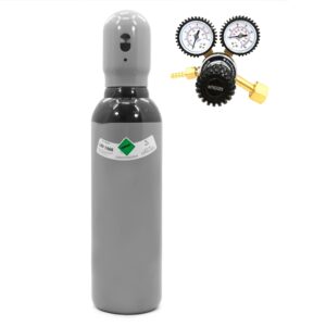 Stickstoffgasflasche 5l 150 bar + Druckminderer MOUSE STICKSTOFF BS.DE
