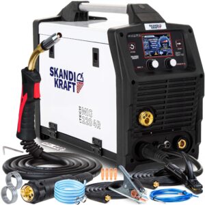 MIG/MAG-Schweißgerät SKANDI KRAFT iTECH MIG 220 4R DUAL PULS SYNERGIE 230V 200A