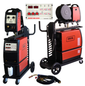 IDEAL EXPERT MIG 500W SYNERGIC Schweißgerät + Drahtvorschubgerät Migomat 2T/4T 400V