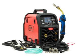 IDEAL TECNO MIG 200 PULSE LCD Halbautomatisches Schweißgerät 230V Aluminium