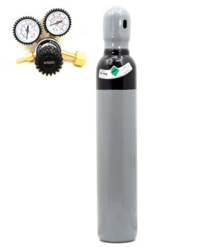 Gasflasche Wasserstoff NH5 200 BAR 8l für Klimaanlagen + Regler Mouse Stickstoff BS.DE