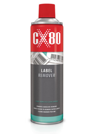 CX80 LABEL REMOVER Präparat zum Entfernen von Aufklebern, Etiketten, Klebstoff 150/500ml CX-80