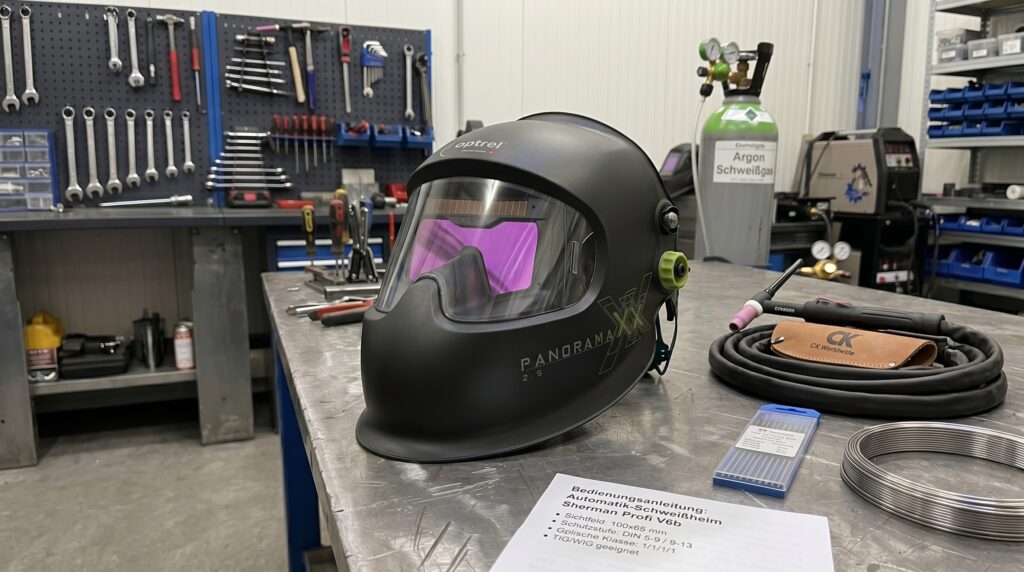 Optrel™ Panoramaxx 2.5 Automatik-Schweißhelm ShadeTronic® IsoFit® Schwarz