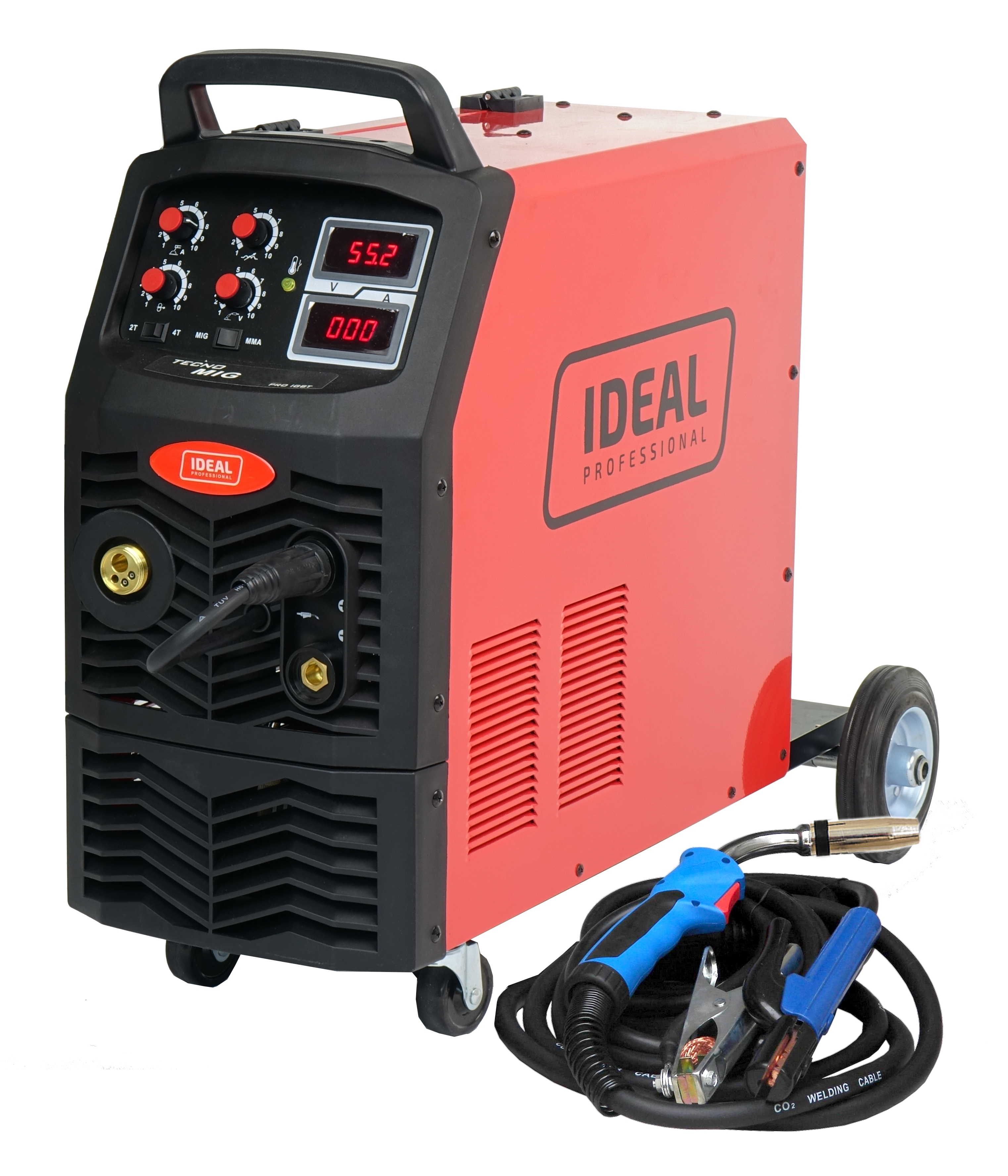 Schweißgerät IDEAL TECNO MIG 370 4x4 DIGITAL MMA 400V 370A Halbautomat
