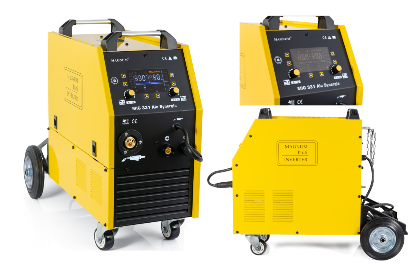 Schweißgerät Mig/Mag MAGNUM MIG 331 ALU SYNERGIE DIGITAL 400V 280A IGBT