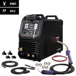 MIG/MAG-Schweißgerät SPARTUS XPro MIG 260 DUAL PULSE 230V 250A ALU INOX