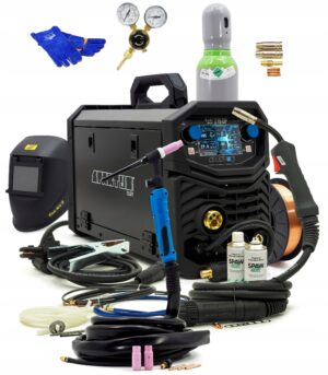 Set Schweißgerät SPARTUS EasyMIG 219 DUAL PULSE 219DP 200A mit Brenner