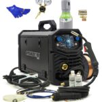 Set Schweißgerät SPARTUS EasyMIG 219 DUAL PULSE 4-Rollen 230V 200A Gasflasche Druckminderer