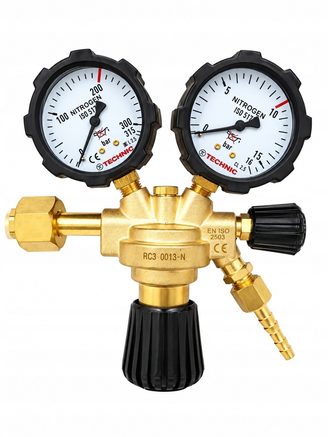 Gasflasche HYDROGEN NH5 8 l 200 bar + Stickstoffminderer 10 bar – 4